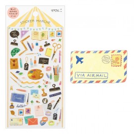 Midori Stickers Marche | Stationery