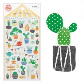Naklejki Midori Sticker Marche | Kaktus