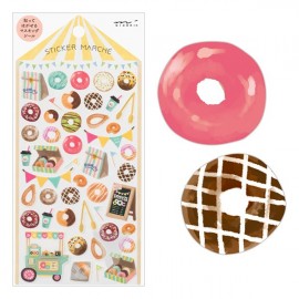 Midori Stickers Marche | Donuts
