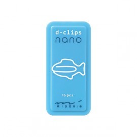 Spinacze Midori D-Clips Nano Ryba