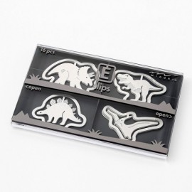 Midori E-Clips metal clips Dinosaurs