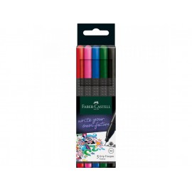 Grip Finepen set of fineliners - Faber-Castell - 5 colors