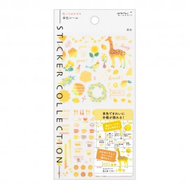Naklejki Midori Sticker Collection Color | Żółty