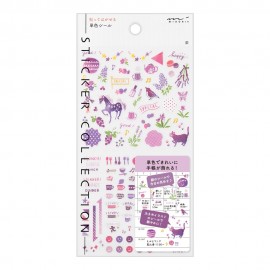 Midori Sticker Collection Stickers Set | Purple