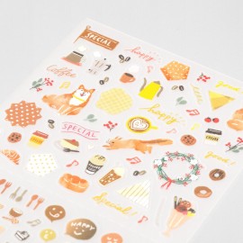 Midori Sticker Collection Stickers Set | Brown