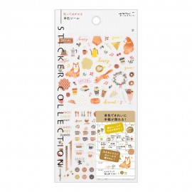 Midori Sticker Collection Stickers Set | Brown