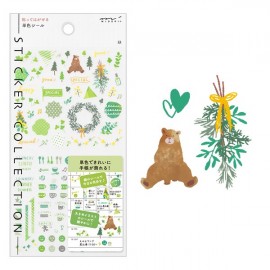 Midori Sticker Collection Stickers | Green