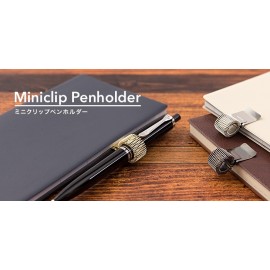 Midori Miniclip Penholder Silver