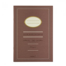 Midori Color Paper Notebook Brown