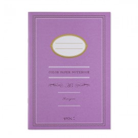 Midori Color Paper Notebook Purple