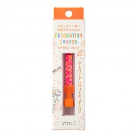 Midori Decoration Crayon | Pink x Orange