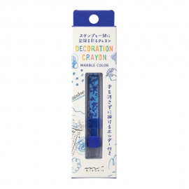 Midori Decoration Crayon | Light Blue x Blue