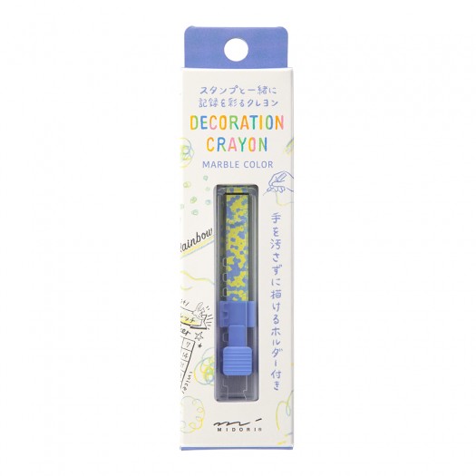 Midori Decoration Crayon | Yellow-green x Purple