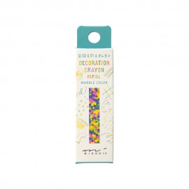Decoration Crayon Refill Midori Rainbow