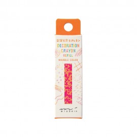 Midori Decoration Crayon Refill | Pink x Orange