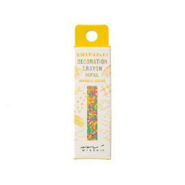 Midori Decoration Crayon Refill | Flower Garden