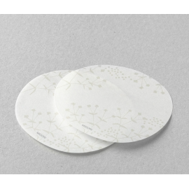 Karteczki samoprzylepne Midori Sakura Fusen Transparentne | Białe kwiatki