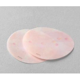 Karteczki samoprzylepne Midori Sakura Fusen Transparentne | Różowe płatki