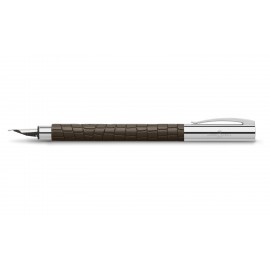 Faber-Castell Ambition 3D Croco Brown Fountain Pen