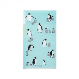 Folder with Flap Midori A5 Slim Penguins