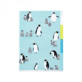 Folder Midori A5 Penguins