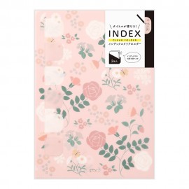 Midori Index Clear Folder A4 Flower