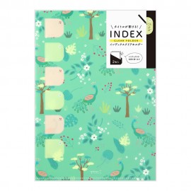 Midori Index Clear Folder A4 Peacock