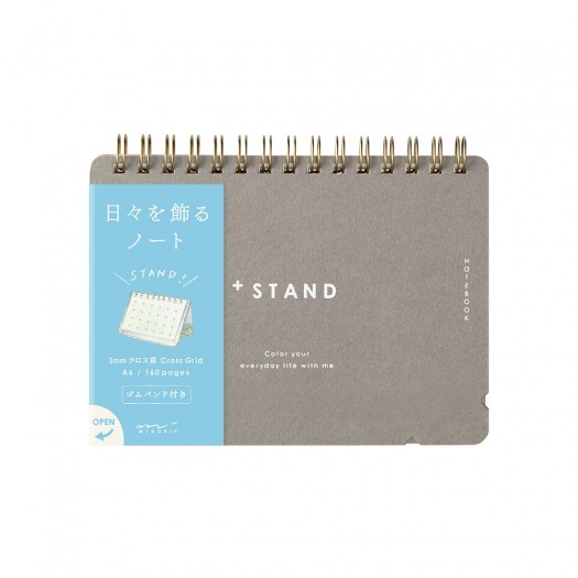 Midori Notebook A6 + Stand Cross | Dot Grid