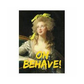 Santoro Masterpieces Occasional Card | Oh Behave!