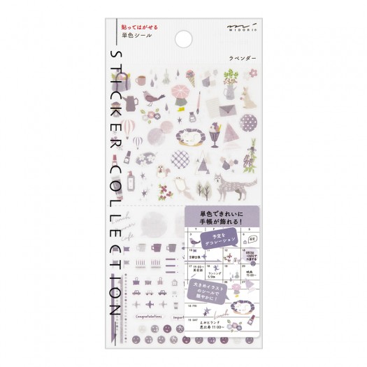 Midori Sticker Collection Color Stickers | Lavender