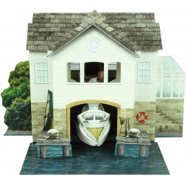 Greeting Card Santoro Pop-up Places The Boat House