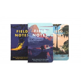 Notesy Field Notes Parki Narodowe Stanów Zjednoczonych 3 szt. w kratkę