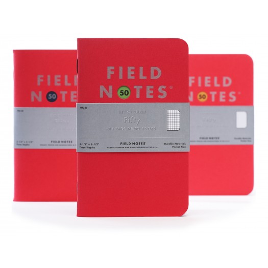 Field Notes ,,Fifty. Back to Basics" 3 pieces gridded