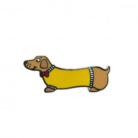 Pop Out Card Decoration Pin Badge Sausage Dog