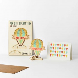 Kartka Pop Out Card Decoration | Bon Voyage