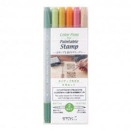 Pens for paintable stamps Midori Positive