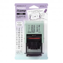 Date stamp Midori Paintable | Stationery