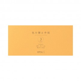 Papier listowy Midori Giving a Color Żółty