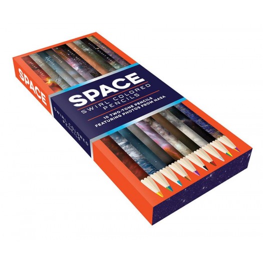 Chronicle Books Space Swirl Colored Pencils