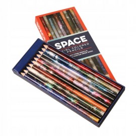 Chronicle Books Space Swirl Colored Pencils