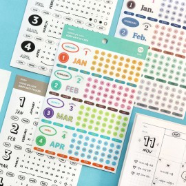 ICONIC Diary Date Stickers