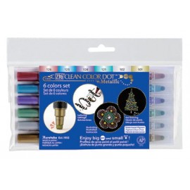 Kuretake Clean Color Dot Metallic Marker Set