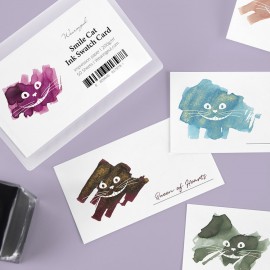 Ink Swatch Cards Wearingeul Smile Cat