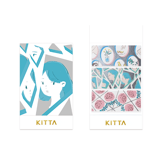 Hitotoki Kitta Index Washi Labels Wide | Mirror