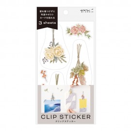 Naklejki Clip Sticker Midori | Suszone kwiaty