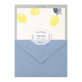 Lettersett Midori Leterpress Lemon