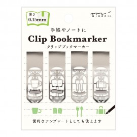 Zakładki Midori Clip Bookmarker Książka 0,15mm