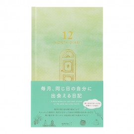 Midori 12-Month Diary Gate Green