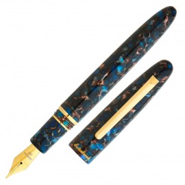 Esterbrook Fountain Pen Estie Nouveau Bleu Gold Trim