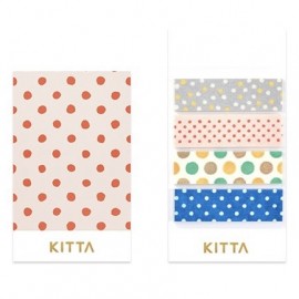 Hitotoki Kitta Index Washi Labels | Dots